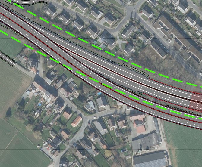 Begin tijdelijke snelweg